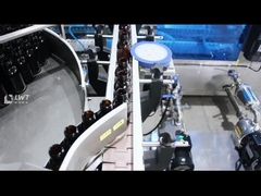 SUS304 6000BPH خطوط تولیدی سیروپ 30 میلی لیتر ماشین پر کردن مایع CE