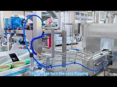 خط تولید پرکن سس XO با سرعت بالا - تجهیزات صنعتی 50-90 قوطی در دقیقه