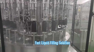 دستگاه پرکن مایع روتاری اتوماتیک