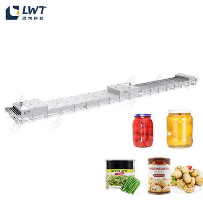دستگاه استریلیزه کردن اتوماتیک استریلیزه کننده میوه های کنسرو شده 220 ولت / 380 ولت / 120 ولت